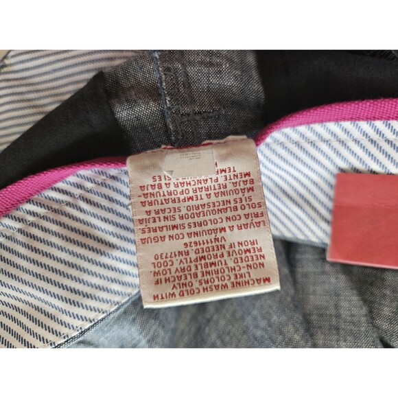 Merona Shorts Size 2 Blue Denim Lightweight Chino Pockets Women 3” Inseam - Picture 7 of 7